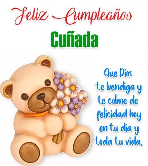 Feliz Cumpleaños para una Cuñada